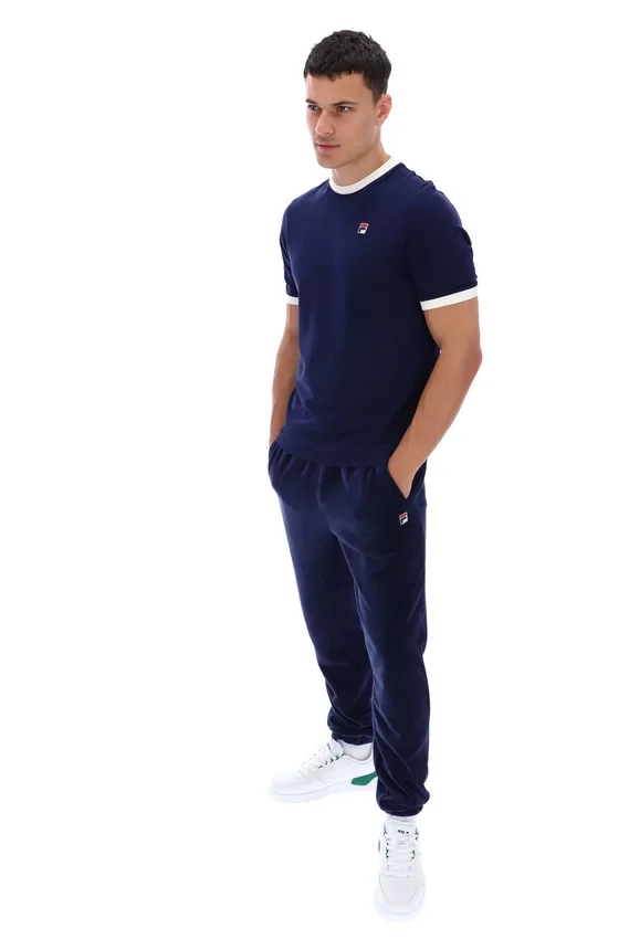 Maglietta Fila Navy Marconi Essential Ringer