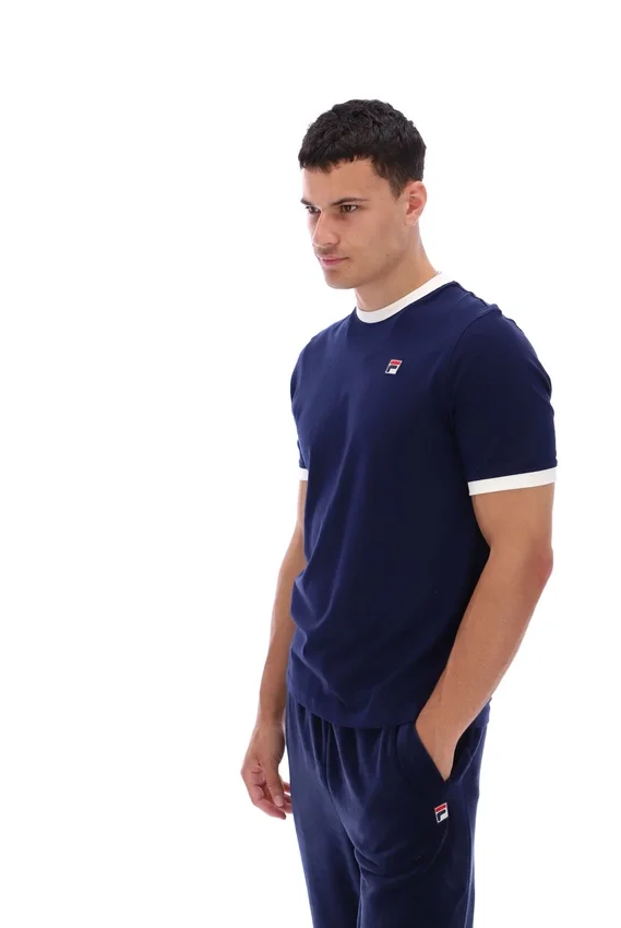 Maglietta Fila Navy Marconi Essential Ringer