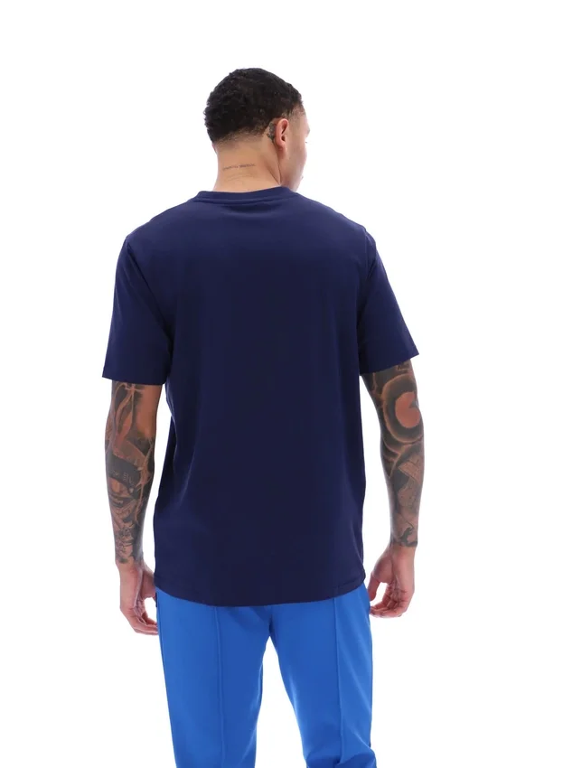Maglietta Fila Navy Williams con bordino a contrasto