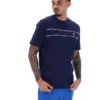 Maglietta Fila Navy Williams con bordino a contrasto