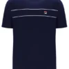 Maglietta Fila Navy Williams con bordino a contrasto