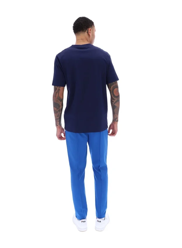 Maglietta Fila Navy Williams con bordino a contrasto
