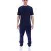 Maglietta Fila Pepe blu navy con logo floccato