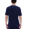 Maglietta Fila Pepe blu navy con logo floccato
