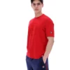 Maglietta Fila Pepe rossa con logo floccato