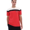 Maglietta Fila Red Aiden Cut and Sew