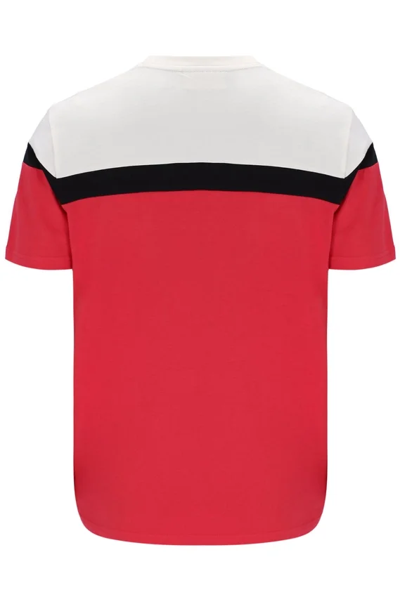 Maglietta Fila Red Aiden Cut and Sew