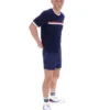 Maglietta Fila Rosario blu navy con strisce in spugna