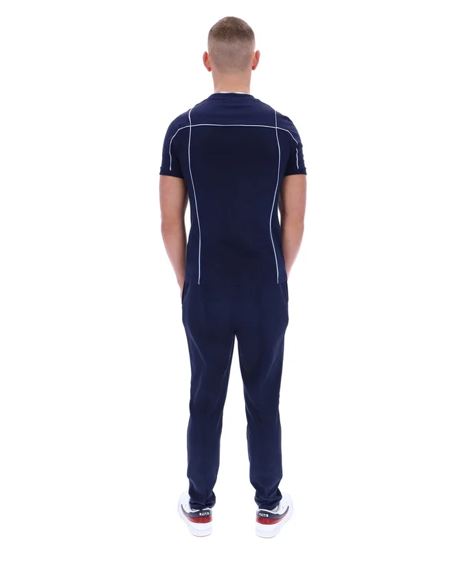 Maglietta Fila Terri blu navy con bordino a contrasto