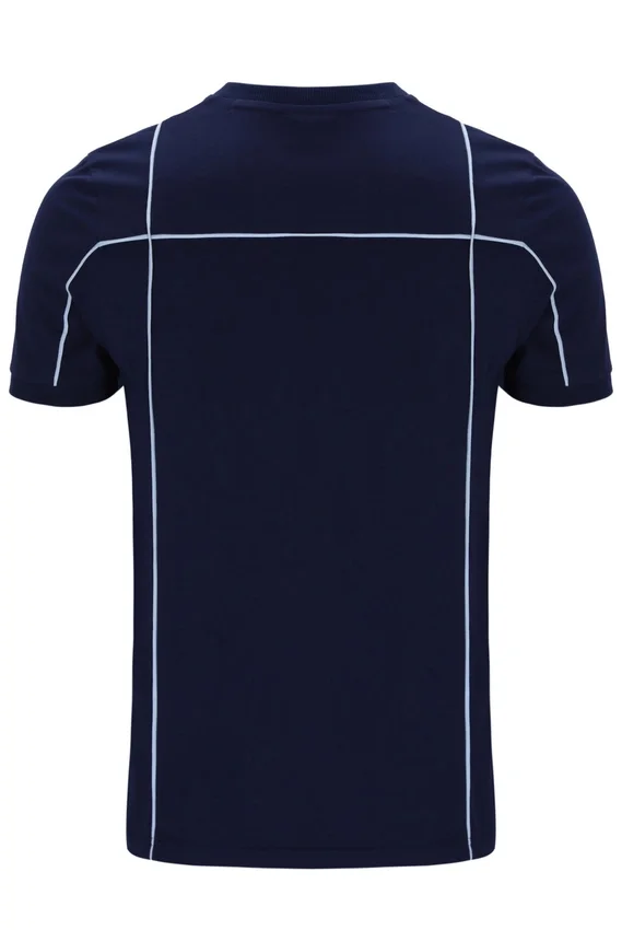 Maglietta Fila Terri blu navy con bordino a contrasto
