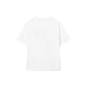 Maglietta Fila x Pepe Shimada da uomo, casual, traspirante, con stampa, pantaloncini, bianca