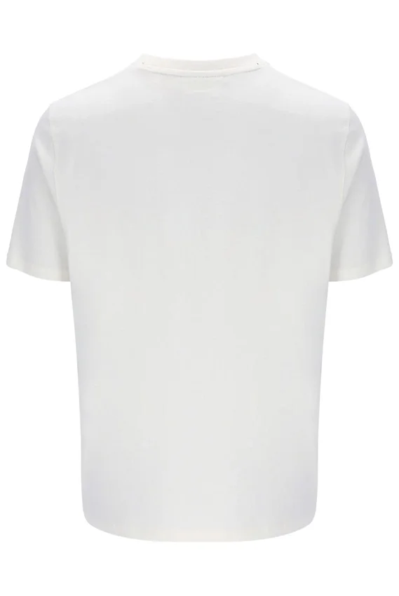 Maglietta Gardenia Pepe con logo floccato