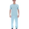 Maglietta in maglia testurizzata Don blu sterling