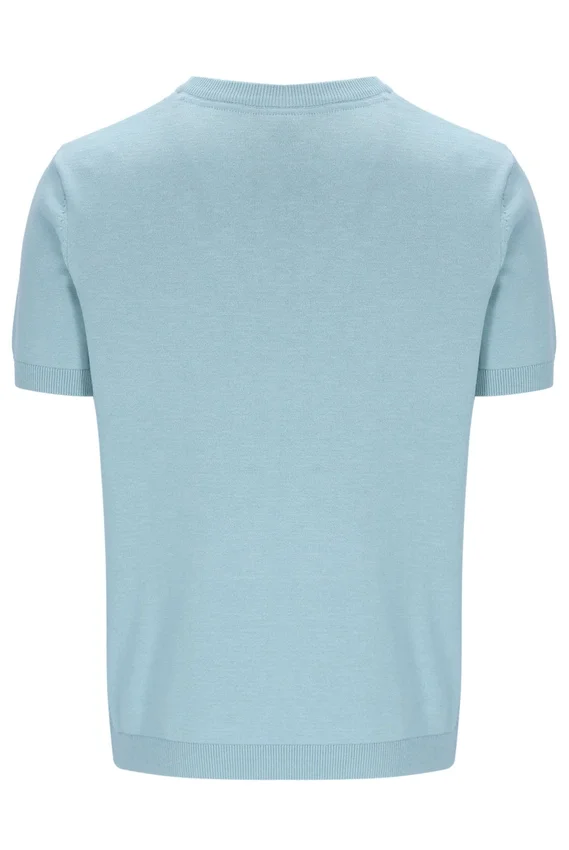 Maglietta in maglia testurizzata Don blu sterling