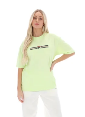 Maglietta Jacy Boyfriend in Shadow Lime