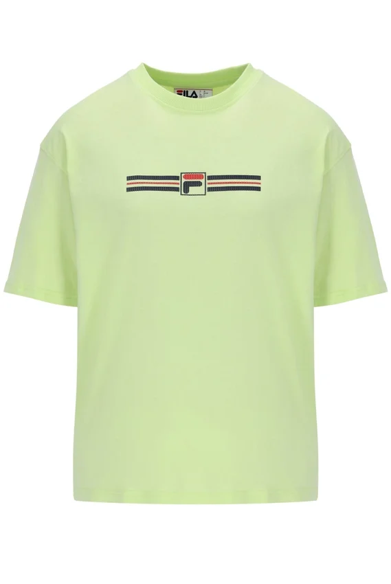 Maglietta Jacy Boyfriend in Shadow Lime