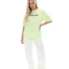 Maglietta Jacy Boyfriend in Shadow Lime