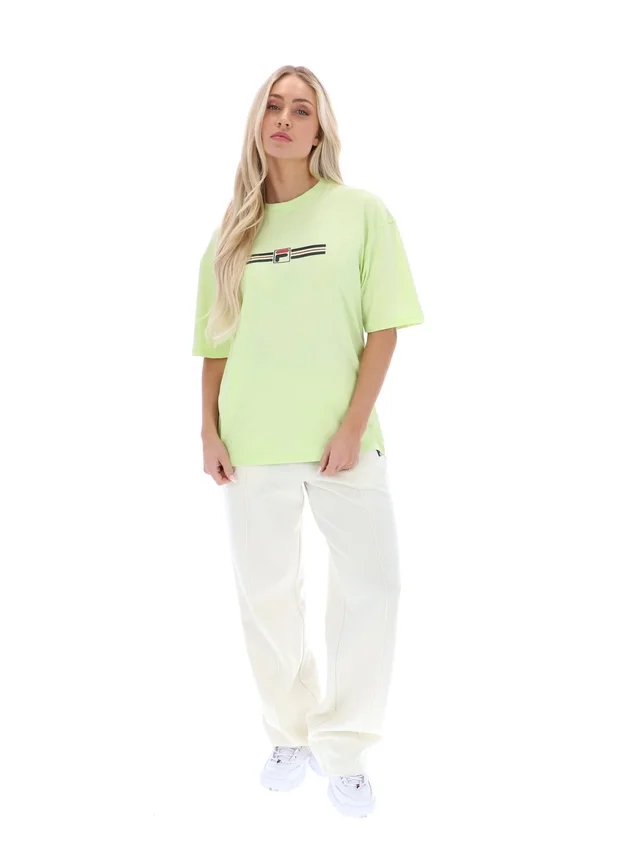 Maglietta Jacy Boyfriend in Shadow Lime