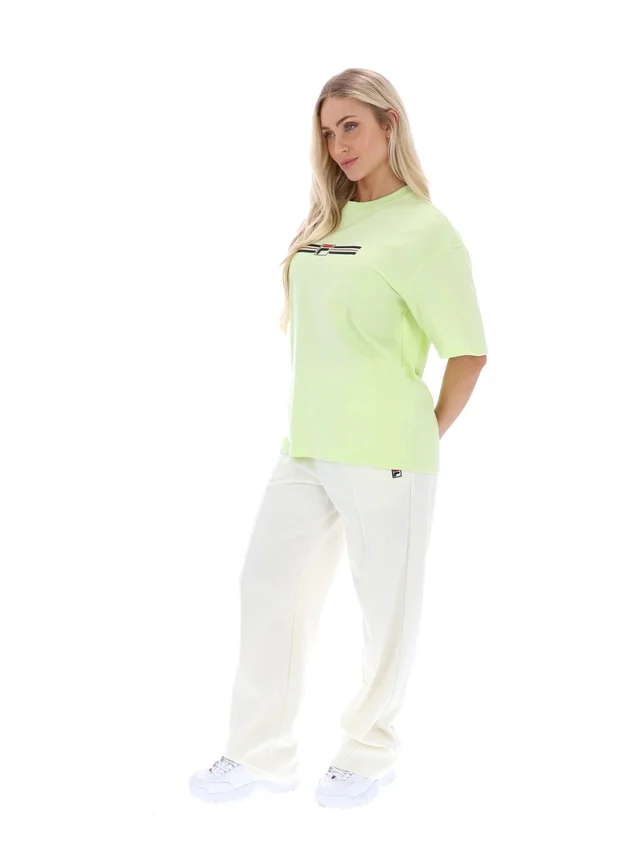 Maglietta Jacy Boyfriend in Shadow Lime