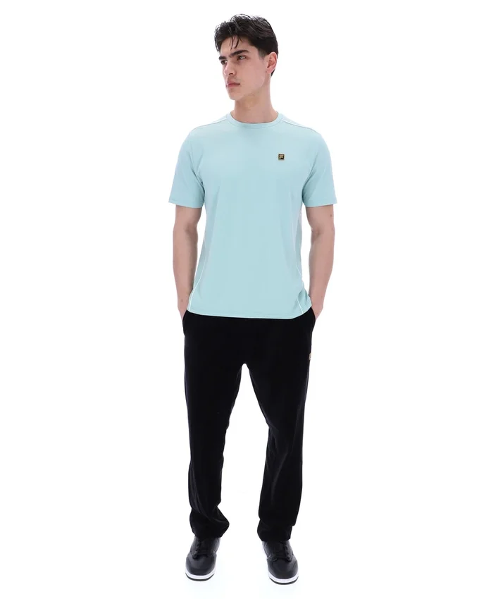 Maglietta Lawrenze ispirata al fitness, colore Sterling Blue