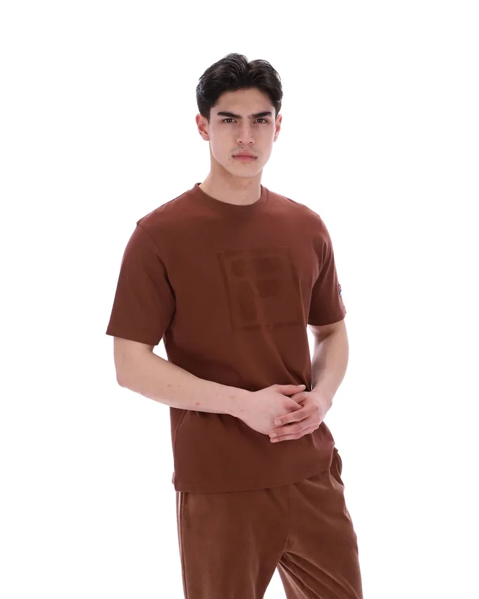 Maglietta Pepe color Cappuccino con logo floccato