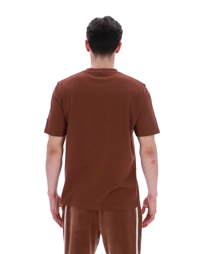 Maglietta Pepe color Cappuccino con logo floccato