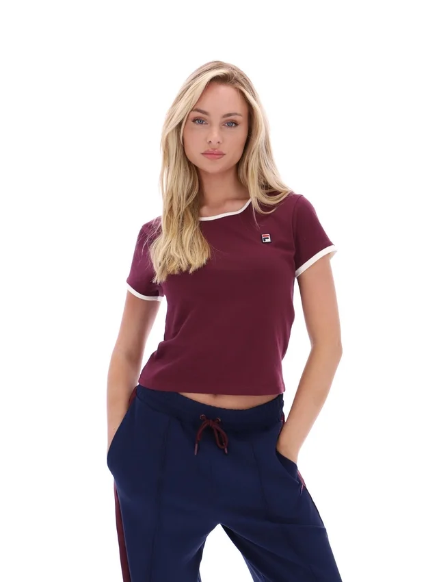 Maglietta Ringer Azzura Baby