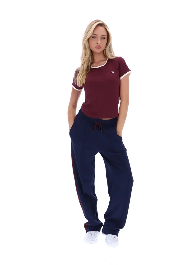 Maglietta Ringer Azzura Baby