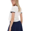 Maglietta Ringer Azzura Baby di Gardenia
