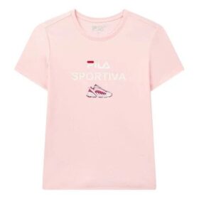 Maglietta rosa a maniche corte Ade
