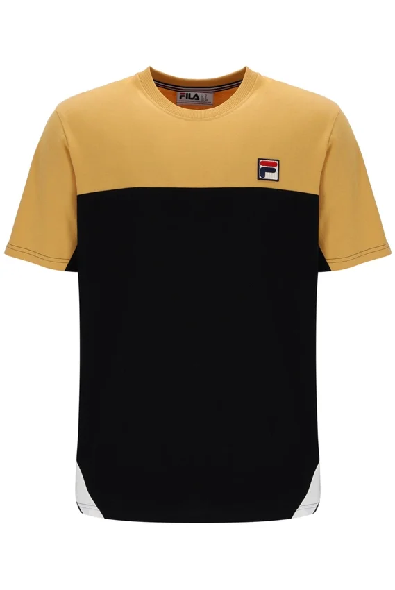 Maglietta Tiebreaker Colour Block di Oak Buff