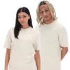 Maglietta unisex a maniche corte Benjiman color avena in pantaloncini