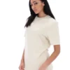 Maglietta unisex a maniche corte Benjiman color avena in pantaloncini