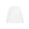 Maglione a collo alto in maglia casual da uomo, bianco