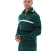 Maglione Camilo a mezza zip in maglia Rain Forest