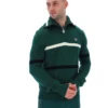 Maglione Camilo a mezza zip in maglia Rain Forest