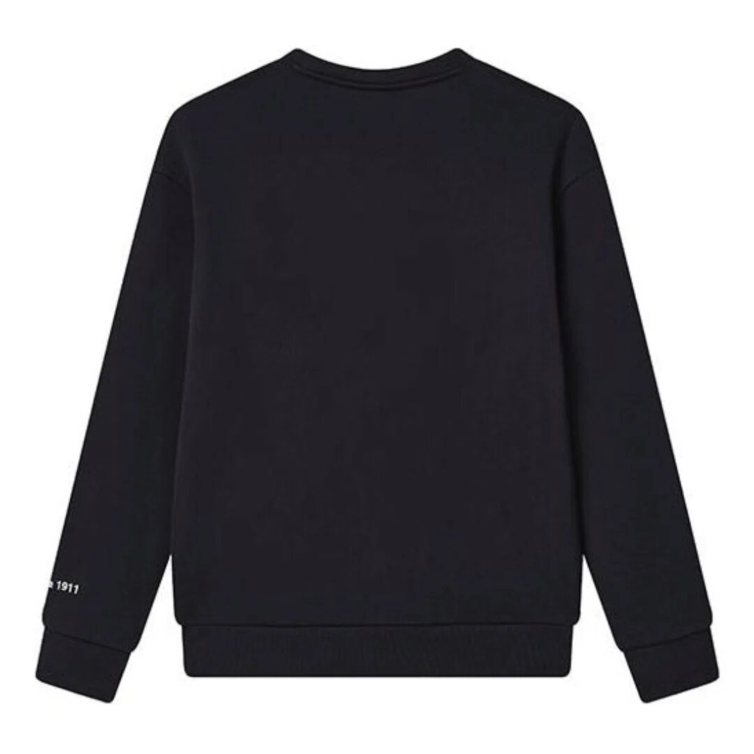 Maglione Classic Logo Crew "Black White"