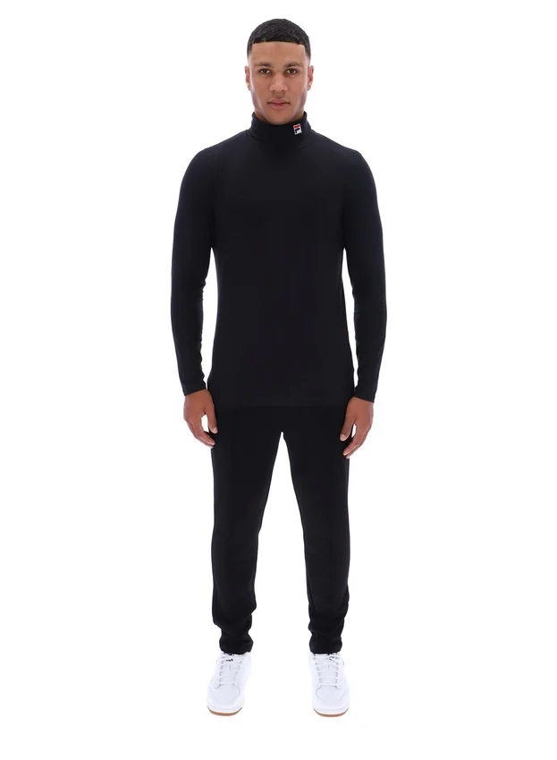 Maglione classico a collo alto 19th nero