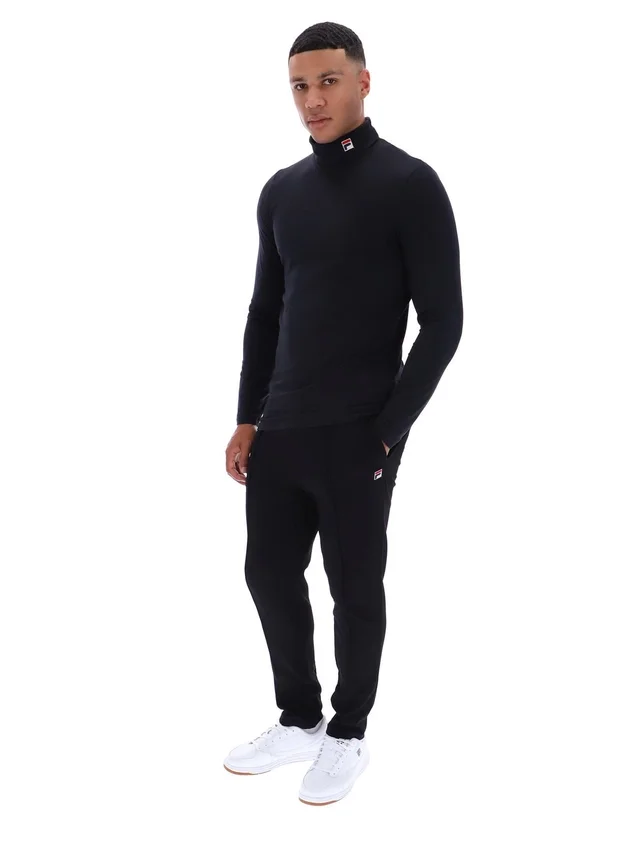 Maglione classico a collo alto 19th nero