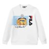Maglione con grafica del logo "Bianco Nero"