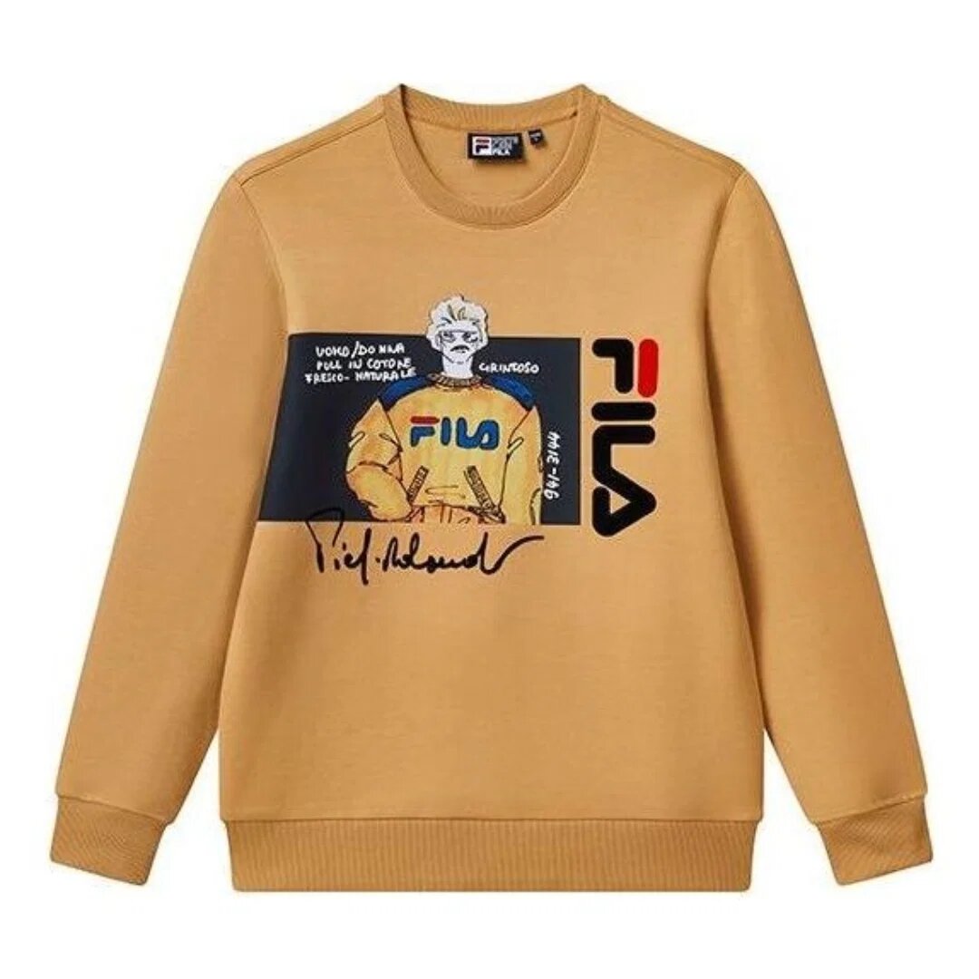 Maglione con grafica del logo "Tan Black"