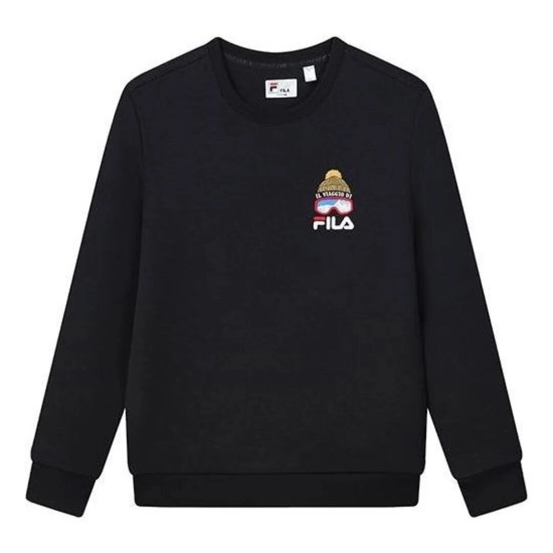 Maglione con piccola grafica del logo "Black"