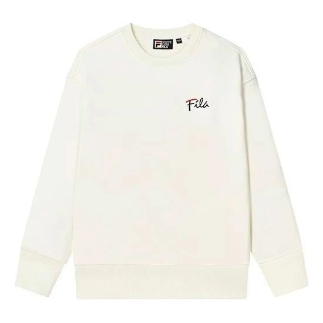 Maglione con stampa del logo "Bianco"