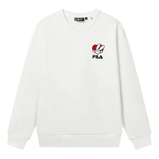 Maglione con stampa grafica "Bianco"