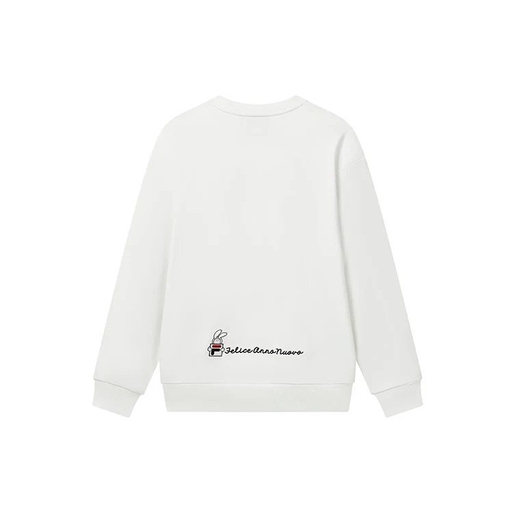 Maglione con stampa grafica "Bianco"