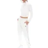 Maglione corto a collo alto Heidi color crema