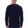 Maglione Fila Kallum con collo rotondo e trama a nido d’ape, blu navy