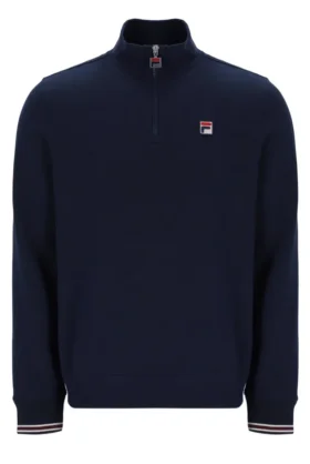 Maglione Fila Navy Ramy F-Box con zip a 1/4