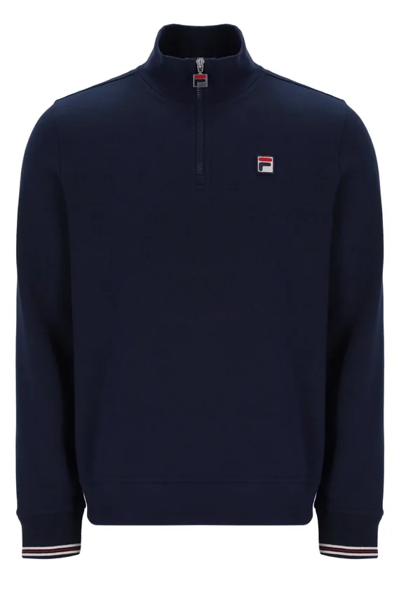Maglione Fila Navy Ramy F-Box con zip a 1/4