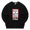 Maglione Fila x Have a good time "Nero Bianco Rosso"
